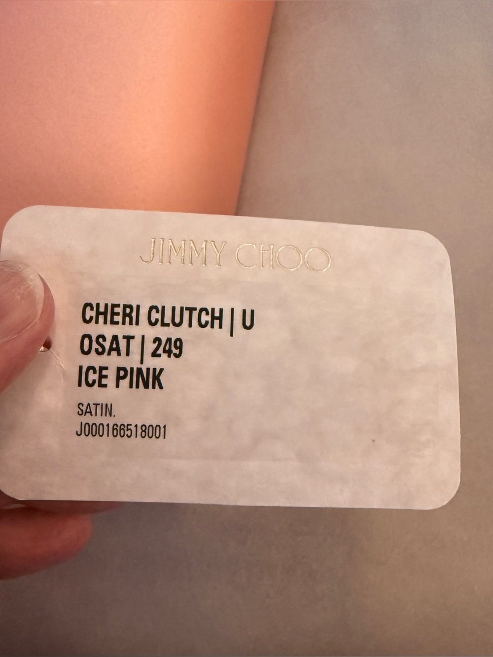 NWT Jimmy Choo Cheri Satin Clutch - Picture 8 of 8